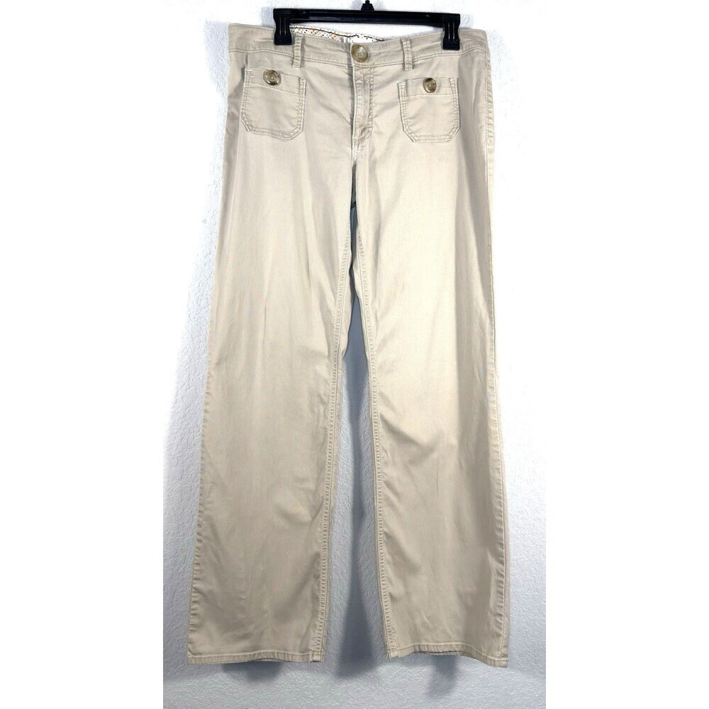 Vintage Y2K 2006 Old Navy Thin Cord Corduroy Pants Ultra Low Rise Stretch 12